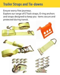 DKG-066 2″ x 6″ DKG E Track Rope Tie Off – 1500 LB WLL- Heavy Duty Steel Ring