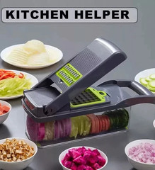 Fullstar 6-in-1 Mandoline Spiralizer Food Slicer – Black