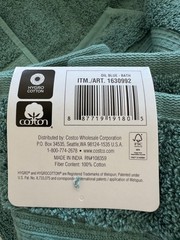 Purely Indulgent 100% Hygrocotton Bath Towel 30″/58″ in Oil Blue Green NEW