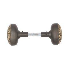 Solid Brass Pair of New York City Public School Door Knobs – 3 Finish Choices