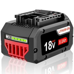 2 Pack 18V Battery For Bosch 18V 8.0AH Li-ion BAT609 BAT610G BAT618 GSR18V-LI
