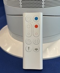 Dyson AM09 Hot + Cool Jet Focus Fan Heater With Remote White Silver Tested