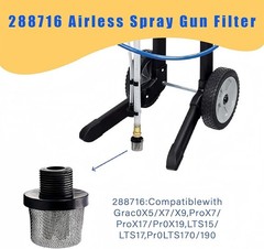 (1pcs) 288716 3/4-Inch Inlet Strainer Thread &(10pcs) 288749 Spray Gun Filter Co