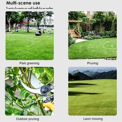 52CC 2-Stroke Gas String Trimmer & Brush Cutter Straight Shaft Weed Eater Multi
