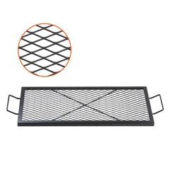 VEVOR 32″ Rectangle Cooking Grate Fire Pit Grill Grate X-Marks Heavy-Duty Steel