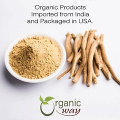 Organic Way Ashwagandha Root Powder – Organic, Kosher & USDA Certified