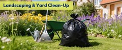 Heavy Duty Trash Bags 33 Gallon 30 Count, 1.0 Mil, Strong Black Garbage Bags,