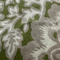 WILLIAMS-SONOMA Tablecloth ELLA FLORAL Green/Tan 70 X 90 Spring/Summer! FRESH