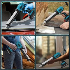 Cordless Electric Adhesive Caulking Gun Caulk Power Tool for 10oz. Sealant Glue