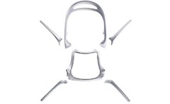 Ross Lovegrove for Bernhardt “Go” Chair – Magnesium – Silver/Tan