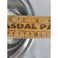 Vintage FlavorSeal Stainless Steel 3 Piece Double Boiler Set Brown Handles