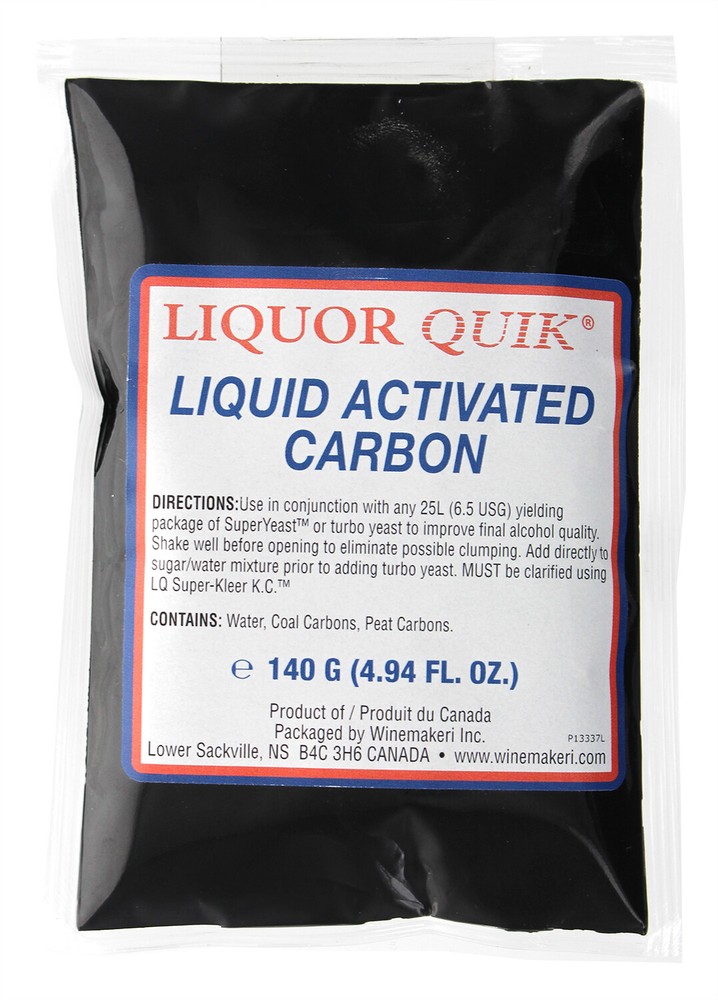Liquor Quik Liquid Activated Carbon/Charcoal – 140 grams