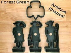Scouting Cookie Cutters Set Girls Troop Meeting Camping Hiking Leader 3D Printed