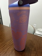 Happy GRANDmothers Day Gift! Owala Style 30oz Tumbler Purple
