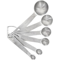 Household Stainless Steel Measuring Spoon Six-piece Set Kitchen Cooking Tool