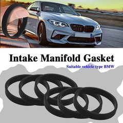 6 PCS Intake Manifold Rubber Sealing Gasket for N52 N54 E60 E70 E90 E92-128i…