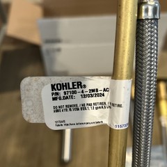 Kohler Wide Spread Taut Bathroom Sink Faucets Gold Finish New Open Box 2-Handle