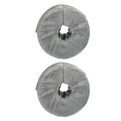 Grey 2pcs Foot Elevating Pillow Ankle Protector Foot Support Pillow Elevator WT
