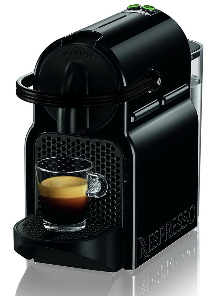 Nespresso Inissia Espresso Machine By De’Longhi Bar Black- New/ No Pods