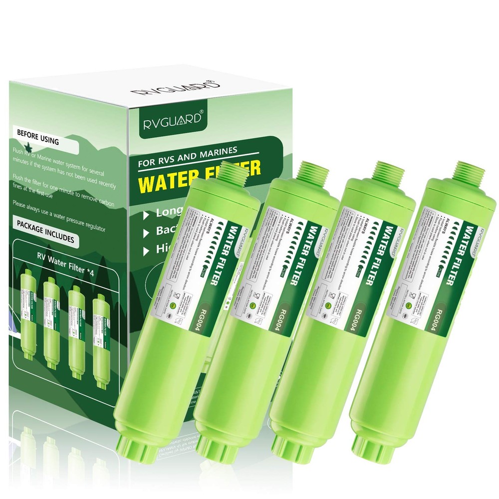 RVGUARD Inline RV Water Filter, Reduces Odors, Bad Taste, Rust, Chlorine, Ide…