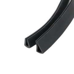 Rubber U Channel Edging Trim Seal Strip Profile Edge Protector Slot 0.5mm-60mm