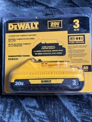DEWALT DCB230 20V MAX 3Ah Lithium-Ion (Li-Ion) Battery Pack Yellow