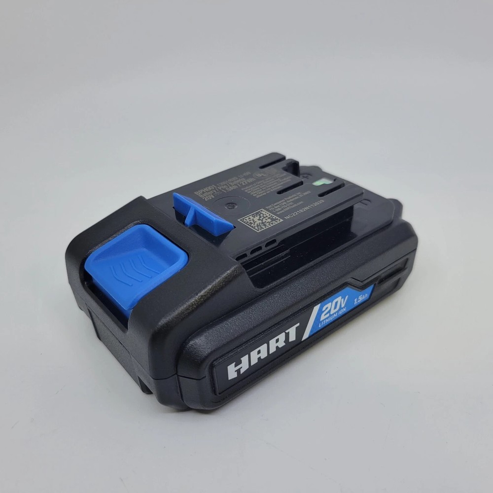 NEW open box – OEM genuine Hart 20v 1.5ah li-ion tool battery – 1.5 AH- black