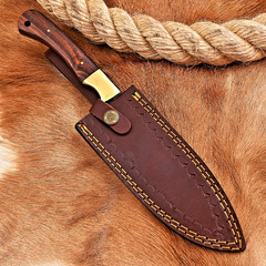 CUSTOM HAND MADE FORGE HIGH CARBON STEEL UTILITY KITCHEN CHEF KNIFE HH 214