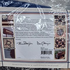 New Meijer Grocery Store Retirement Cotton Throw Blanket Tapestry 60×52