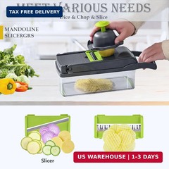 Vegetable Chopper Dicer with Container | Cheese Grater Mandoline Slicer Cabbage