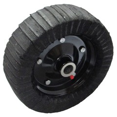 Laminated Lawn Mower Wheel 10″ x 3.25″ Fits Bush Hog 1″ Axle