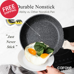14PC Induction Cookware Set Nonstick Granite Pots And Pans For Kitchen Cooking