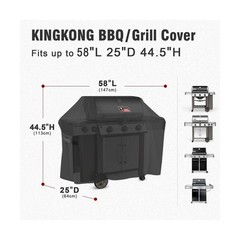 Kingkong 7130 Grill Cover for Weber Genesis II 3 Burner Grill and Genesis 300…