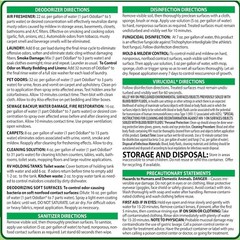 Disinfectant Concentrate and Odor Eliminator,1 Gallon, Original Eucalyptus