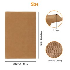 5Pcs BBQ Copper Grill Mats Non-Stick Easy to Cut Oven Sheet Liner Cooking Baking