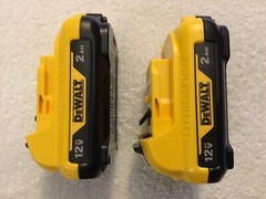 2 New Dewalt DCB122 2.0Ah 12V 12 Volt Max Lithium Ion Batteries (Replaces DCB120