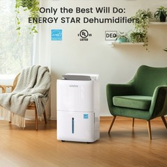30/80/ 120/ 150 Pint Energy Star Dehumidifier For Home, Basement & Large Space