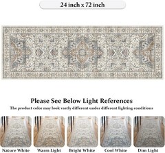 Ultra-Thin 2×6 Non-Slip Kitchen Runner Rug – Machine Washable & Waterproof