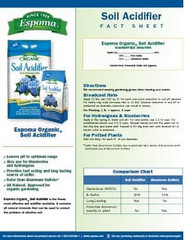 Organic Soil Acidifier, 6 Lb Bag – Lowers Soil Ph for Hydrangeas, Blueberries, A