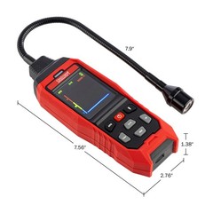 Natural Gas Detector Rechargeable Portable Natural Gas Leak Detector Sniffer