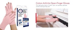 Doctor Developed Compression Gloves for Women and Men, Open-Finger Arthritis