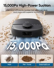 eufy All-in-One Robot Vacuum and Mop Combo C28 with solution, 15,000 Pa Suction