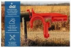 New Plastic Latch Set Kit for Solar Group Standard Mailbox Repair Latch Kit