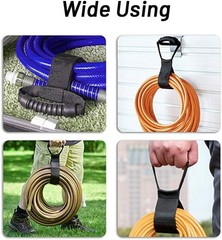 Cable Storage Straps – 1 Pack Garden Hose Storage Straps – Heavy-Duty Hook