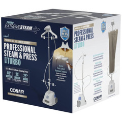 New Conair Upright Garment Steamer Turbo ExtremeSteam 1875W Full Size