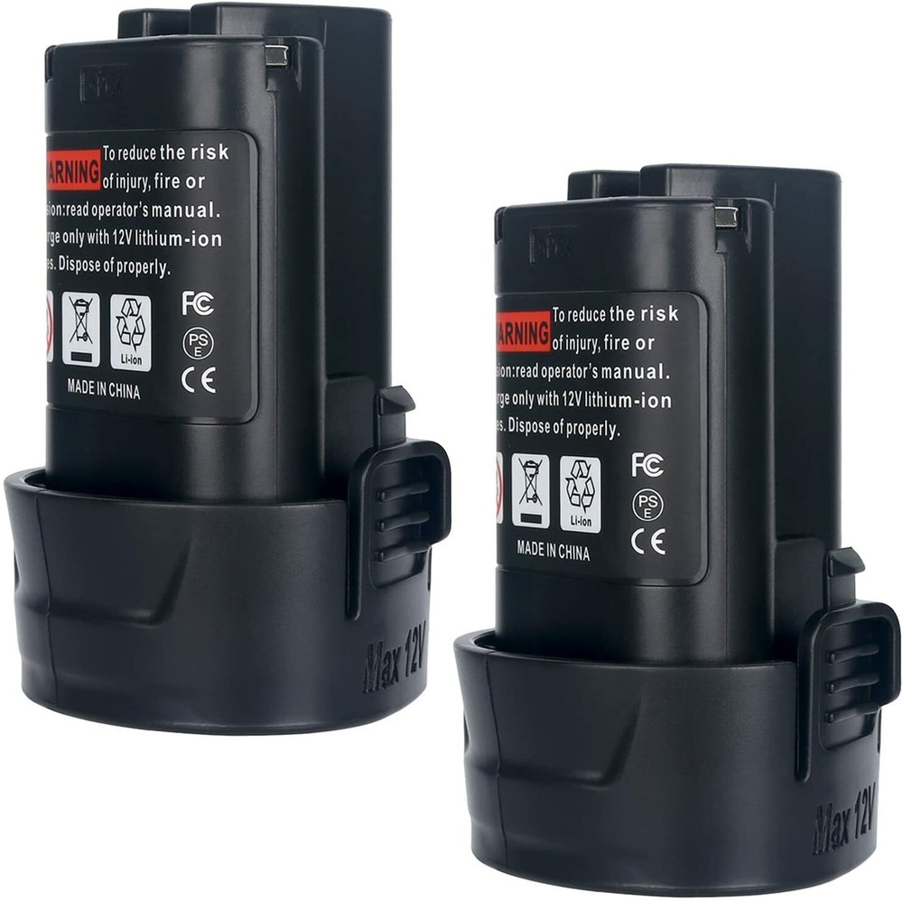 2Pack 4000mAh For MAKITA BL1014 12V 10.8Volt BL1013 Battery 195332-9 194550-6 US