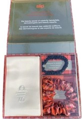 NIB Slip Pure Silk Pillowcase & Scrunchie 3pc Set Rosemary Anti Aging Standard