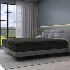 12″14″ Mattress in A Box Hybrid InnerSpring Twin Full Queen King Size Cool Black