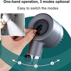 High Pressure Shower Head, Handheld shower head with 5 Filters,1.5m hose
