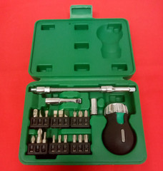 Vintage S-K Tools Reverse Gear Stubby Ratcheting Screwdriver Set